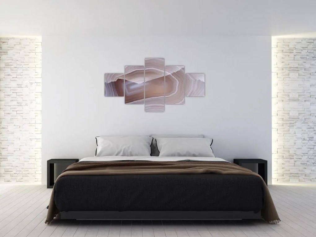 Obraz - Marmurowy agat (125x70 cm)