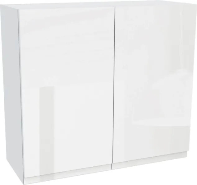 Zestaw Mebli Kuchennych MODERN 170 cm Biały Połysk/Dąb Nowoczesny