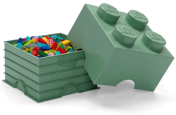 Zielony pojemnik kwadratowy LEGO®