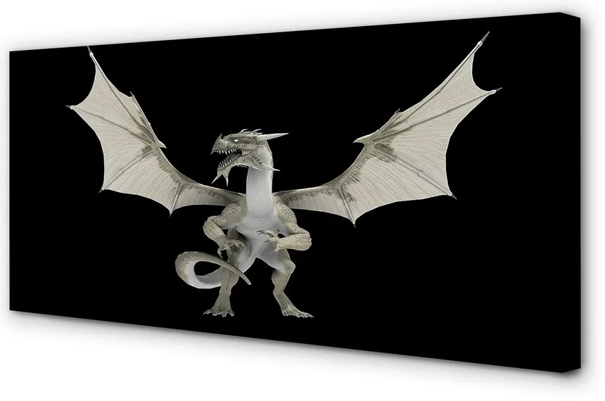 Zdjęcie na płótnie Biały Smok