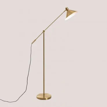 Lampa Stojąca Z Żelaza Francis Złoto - Sklum