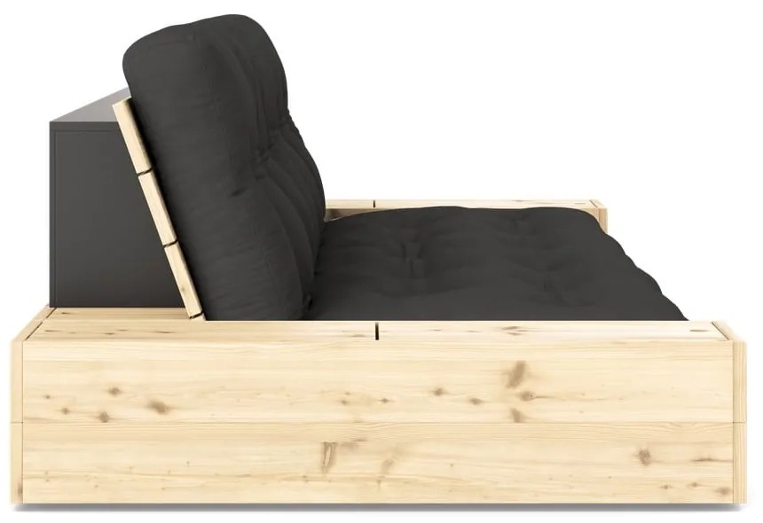 Ciemnoszara rozkładana sofa 244 cm Base – Karup Design