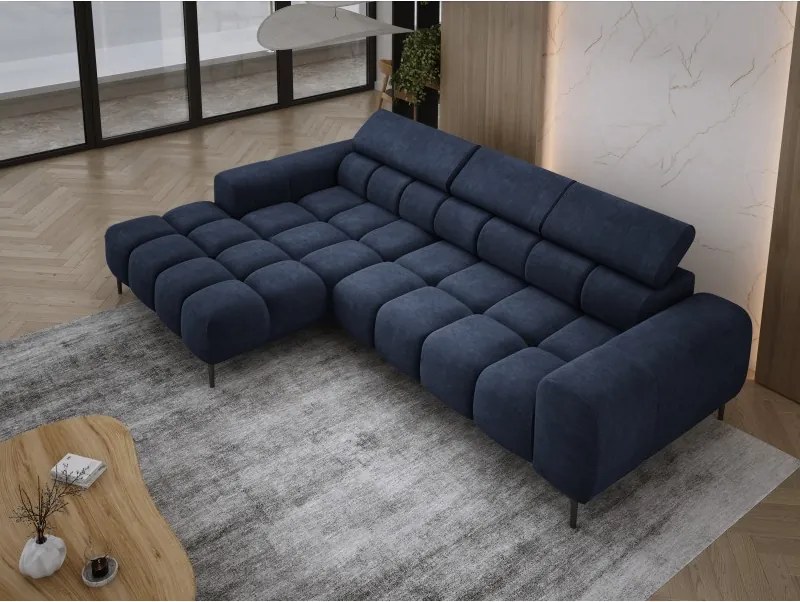 Narożnik PLAZA MINI wolnostojący Lewostronny w tkaninie CLOUD 79 WERSAL