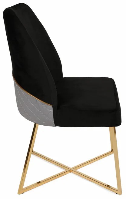 Zestaw krzeseł do jadalni Madrid Black, 4 szt.