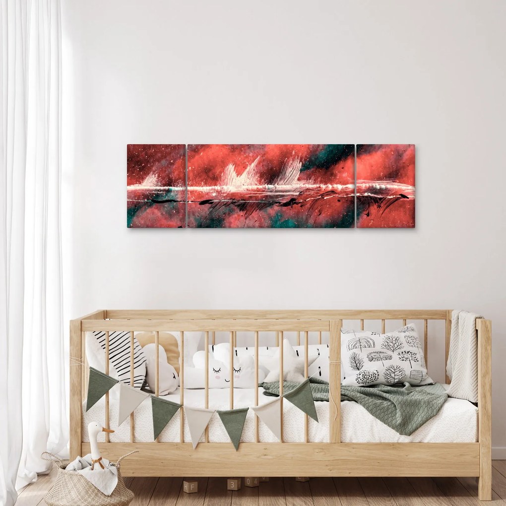 Obraz - Wybuch nafty (170x50 cm)