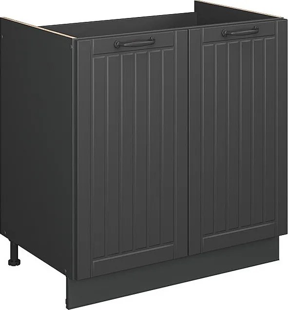 Szafka pod zlew ciemnoszary 80x51.6x82 fame-line