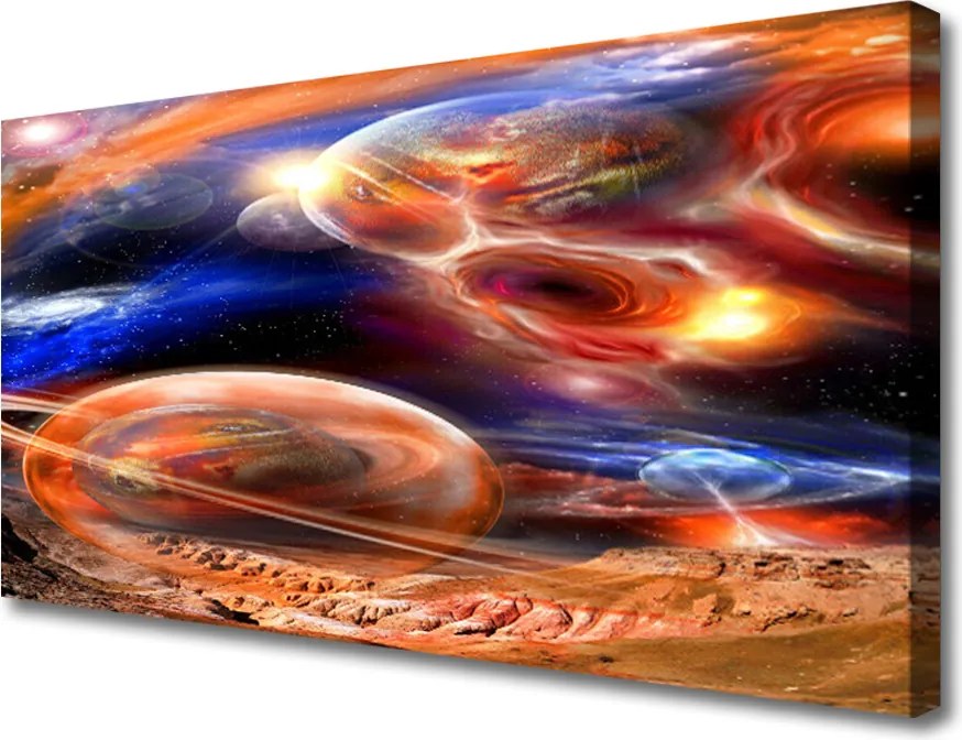 Fotoobraz na płótnie Galaktyczna Wizja Kosmosu