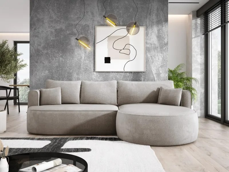 Narożnik FIORE L wolnostojący Lewostronny tkanina Memphis 05 WERSAL