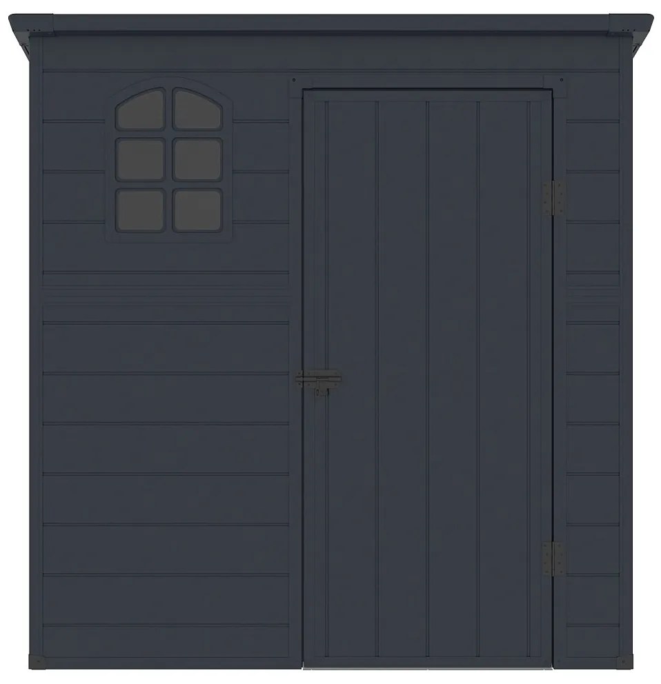 Schowek ogrodowy z antracytowej żywicy 2,09 m² - NERIO