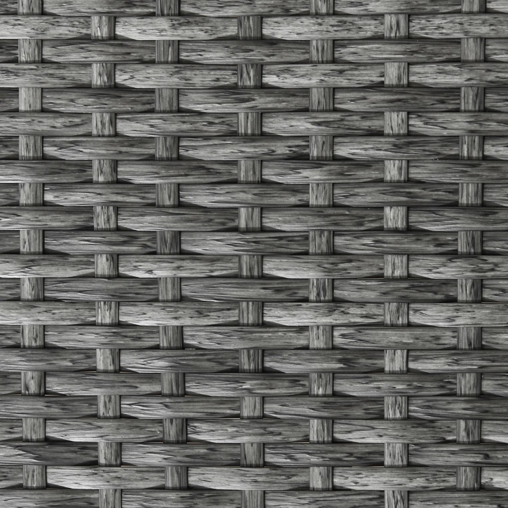 Outsunny Zestaw mebli ogrodowych 3-częściowy, składany zestaw ogrodowy z stolikiem kawowym, 2 krzesłami, zestaw mebli balkonowych z poduszkami, zestaw mebli ogrodowych do balkonu, tarasu, szary | Aosom PL