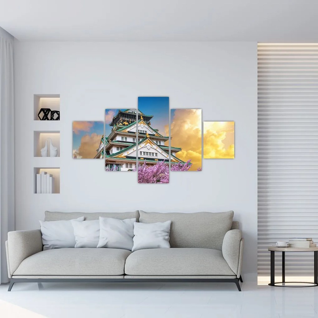 Obraz - Zamek Osaka (125x70 cm)
