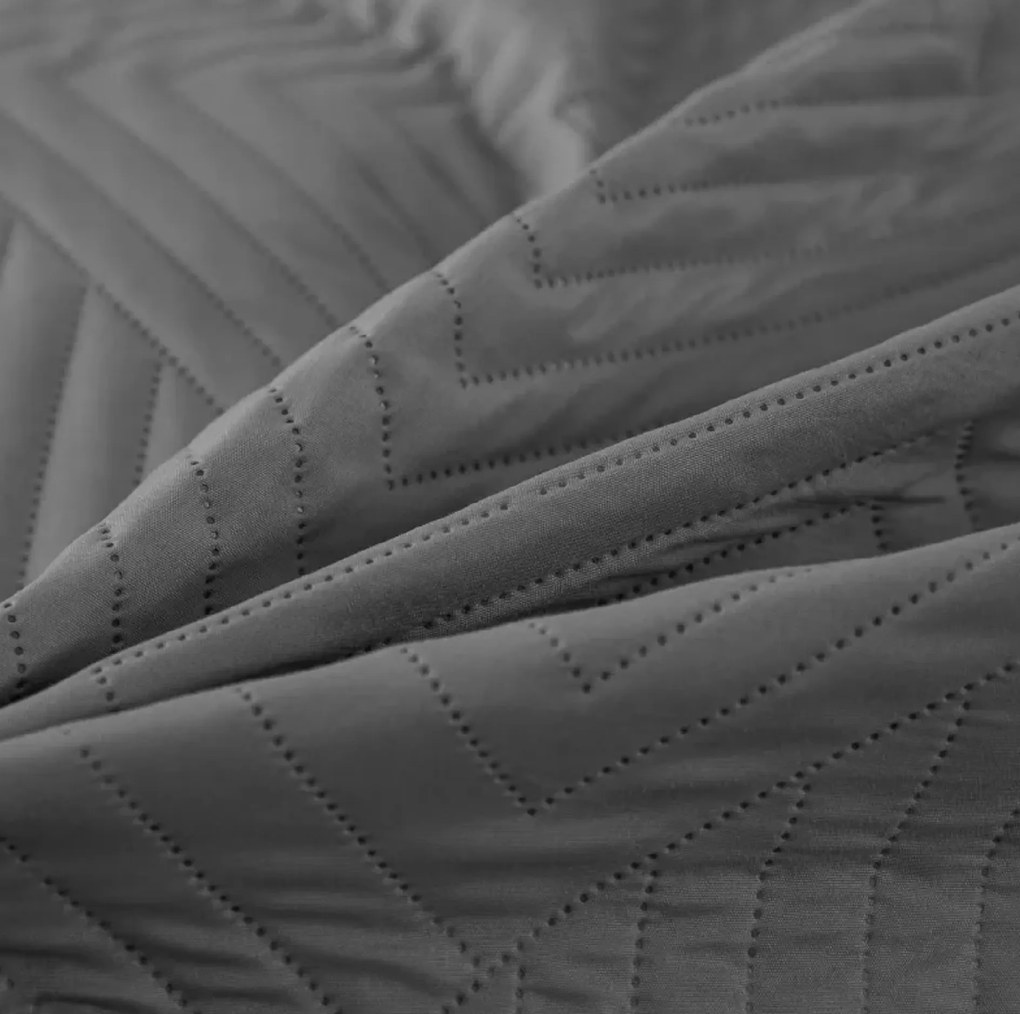 Narzuta na łóżko CALDERA, szara Rozmiar: 170 x 210 cm