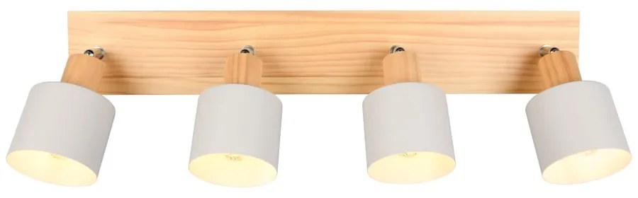 Biało-naturalna lampa punktowa ø 9 cm Shanti – Trio