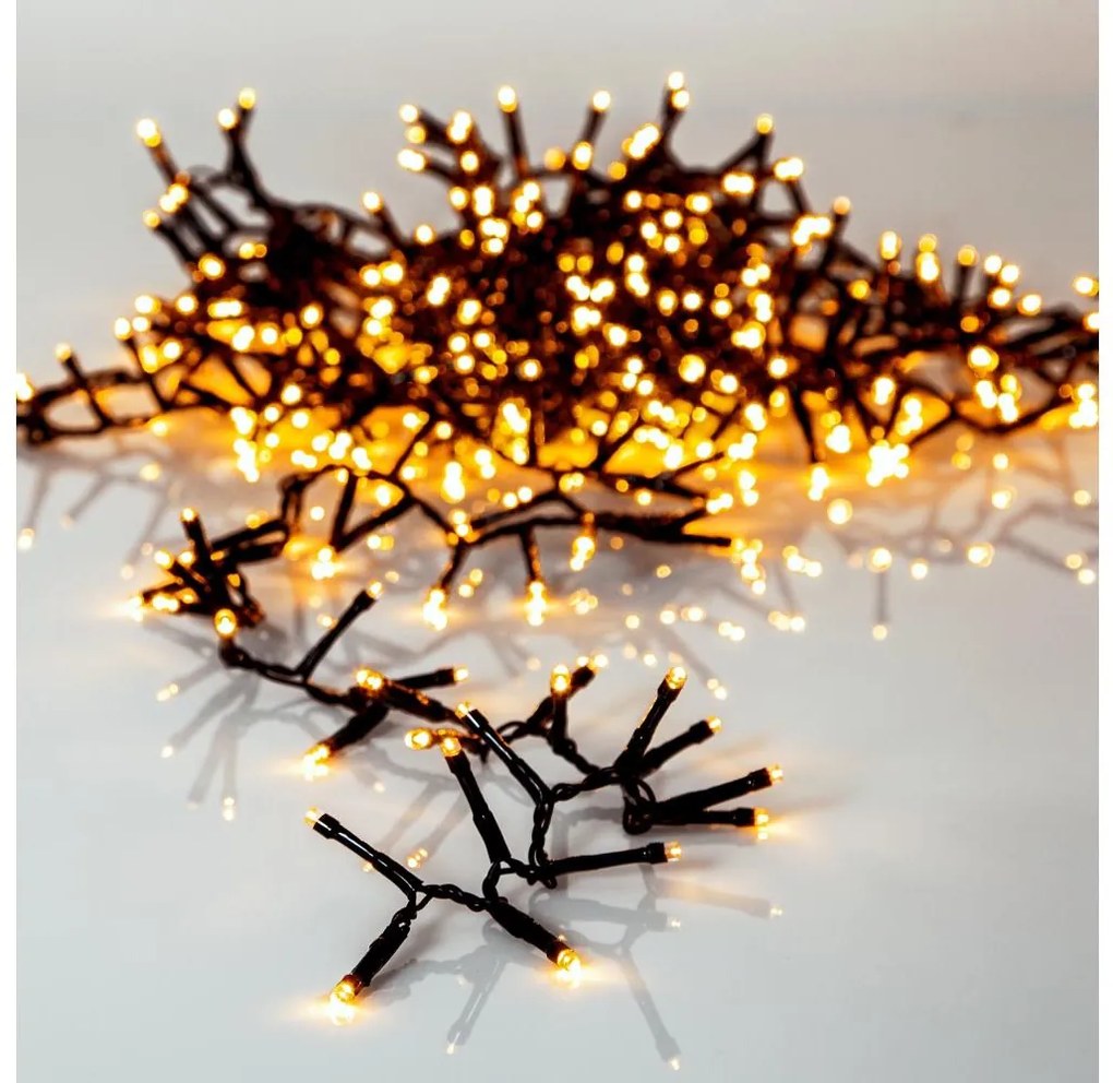 Eglo 410817 - Zewnętrzne lampki świąteczne LED GOLDEN 1200xLED 29m IP44 ciepła biel