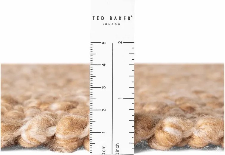 Beżowy chodnik z materiału bouclé tkany ręcznie 80x200 cm Notting Hill Portobello – Ted Baker