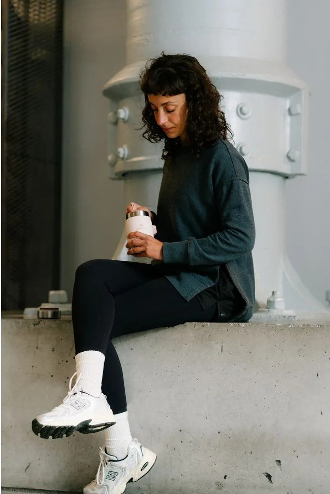 Fioletowy termos na jedzenie ze stali nierdzewnej 400 ml Legendary Food Jar + Spork Purple Smoke – Stanley