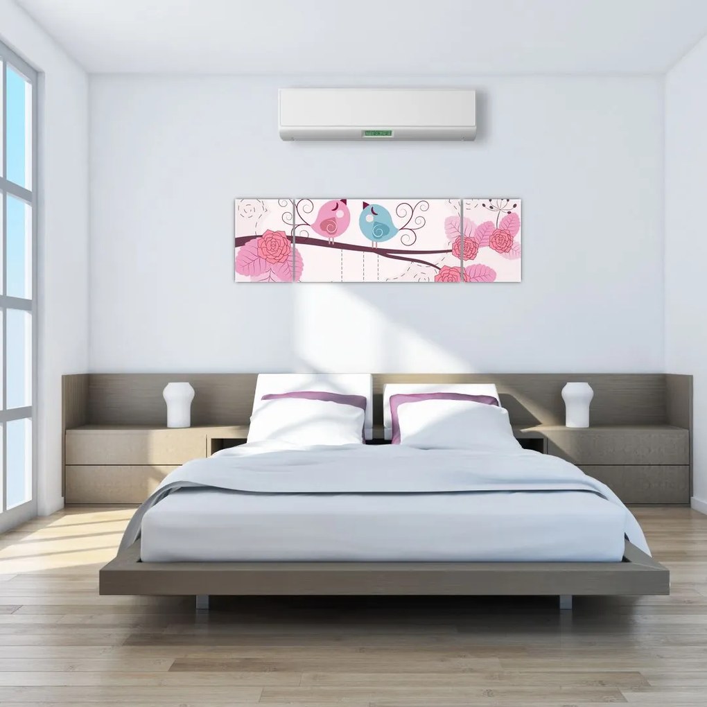 Obraz - Czas miłości (170x50 cm)