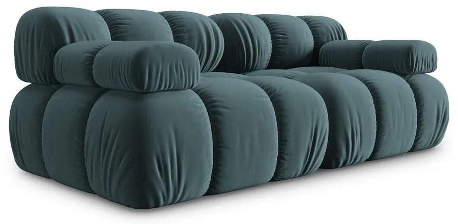 Morska aksamitna sofa 188 cm Bellis – Micadoni Home
