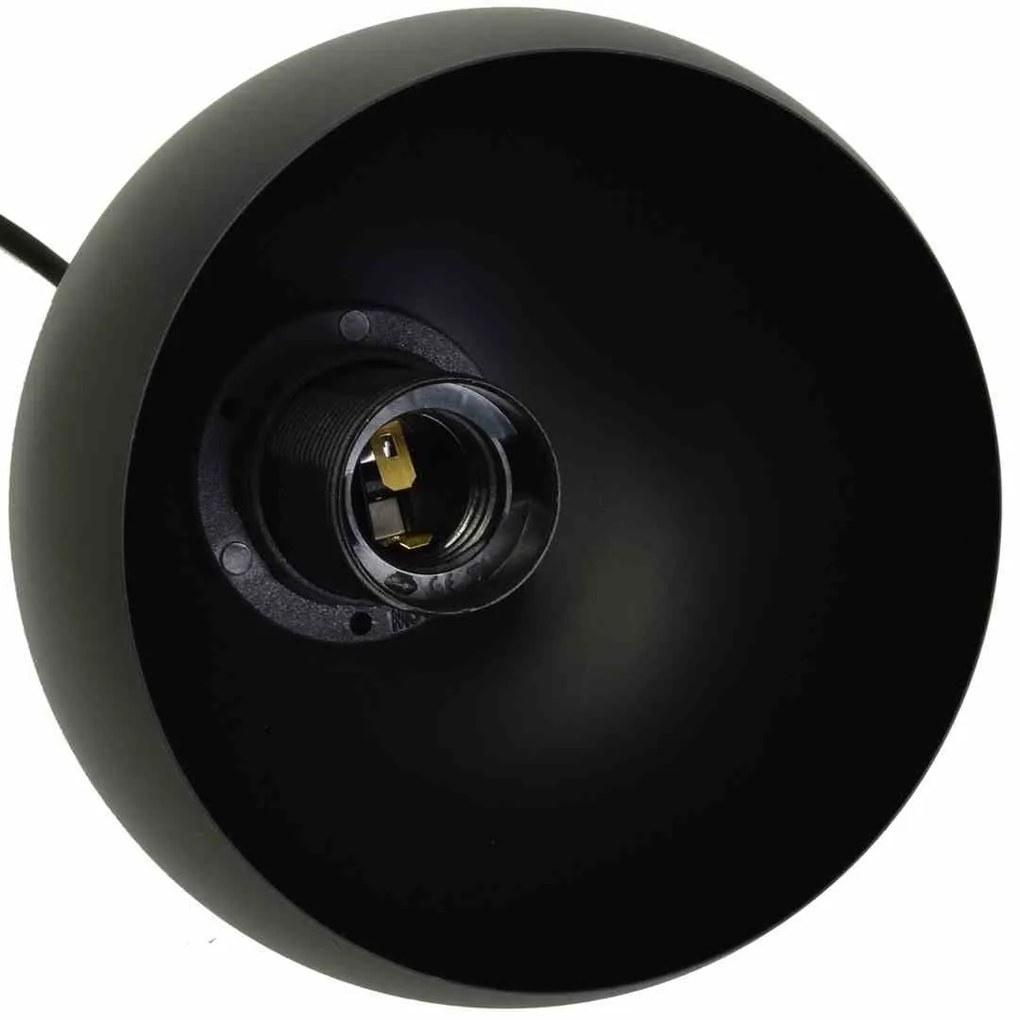Lampa wisząca DAMA BLACK 3xE27, na listwie
