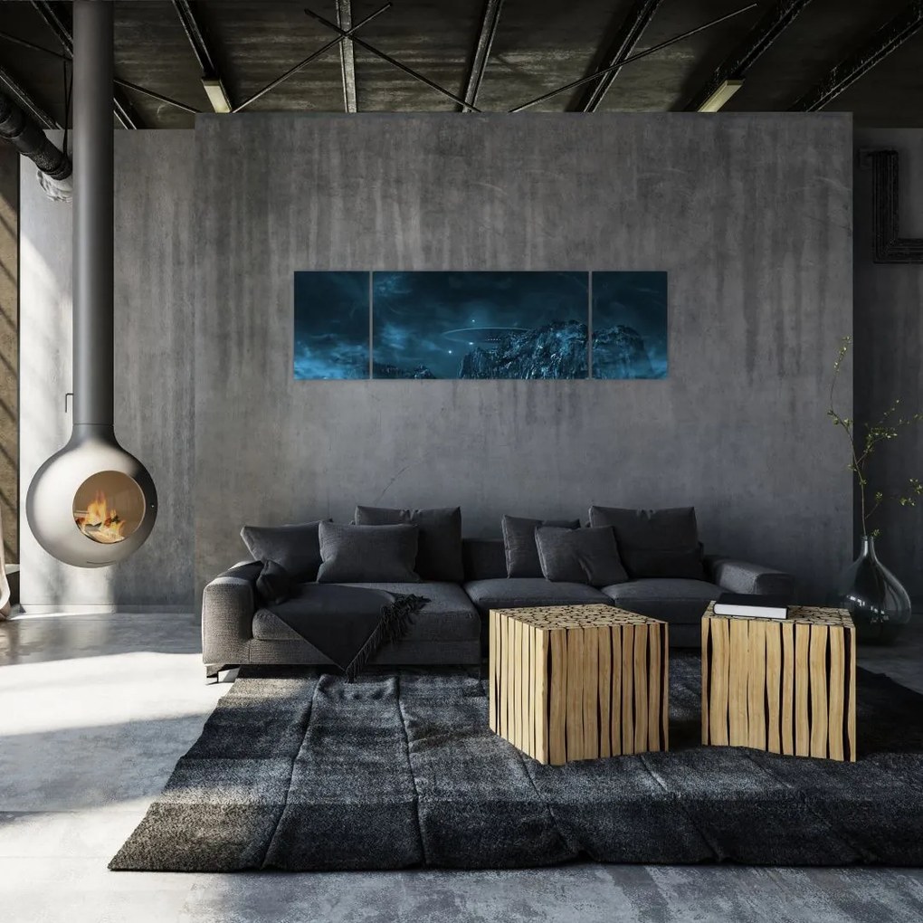 Obraz - Misja obcych (170x50 cm)