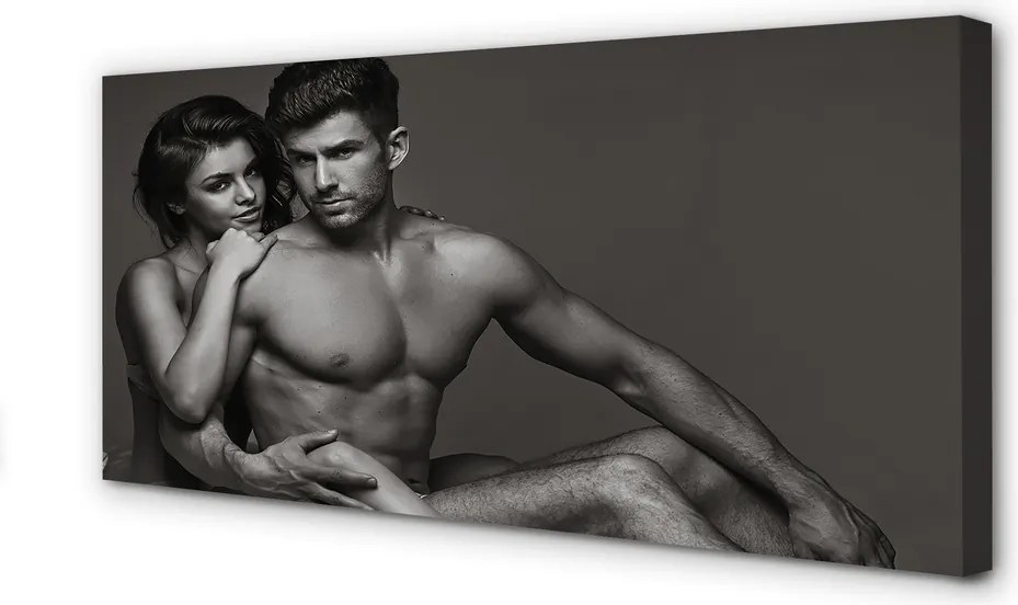 Zdjęcie na płótnie Spotkanie Kobiety i Mężczyzny