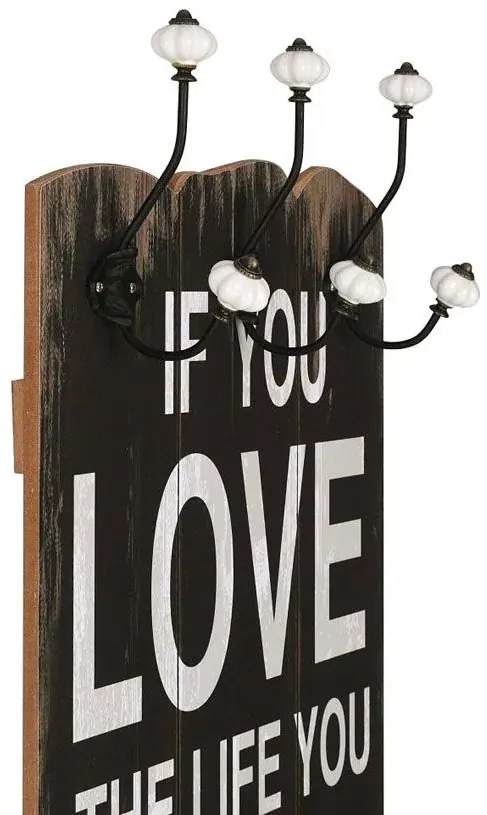 Wieszak ścienny z napisami x L8-L41