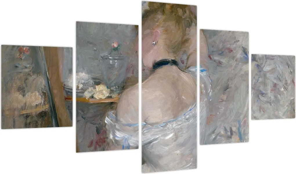 Obraz - Berthe Morisot, Woman at Her Toilette, reprodukcje (125x70 cm)