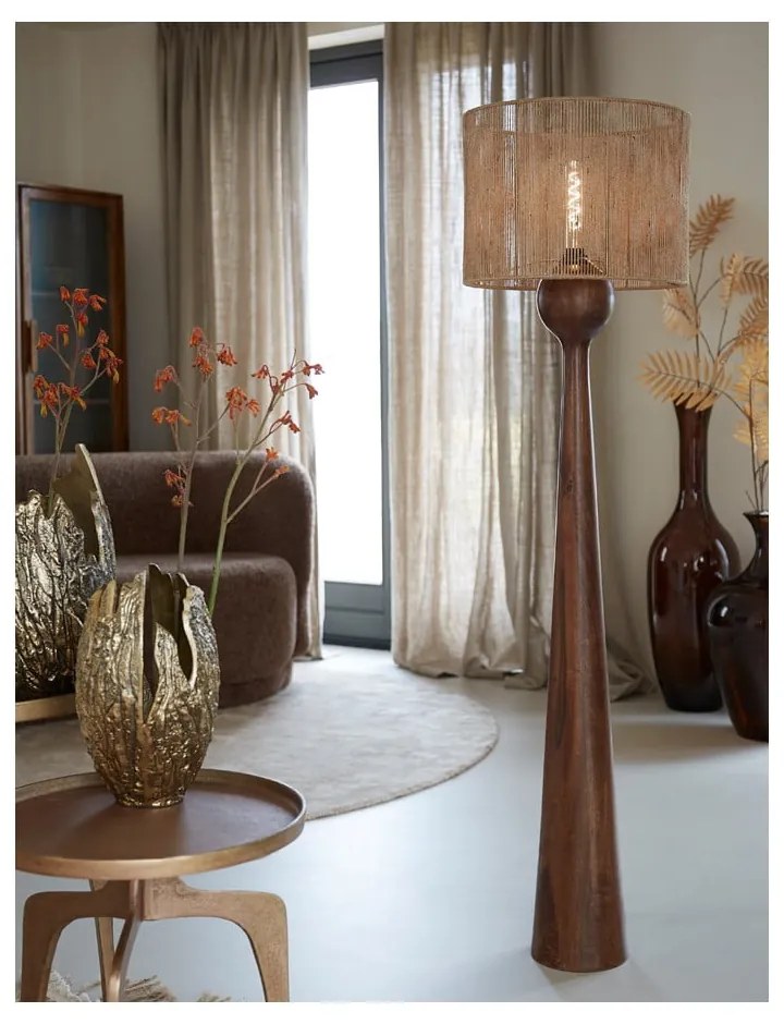 Naturalny abażur ø 40 cm Tossa – Light &amp; Living