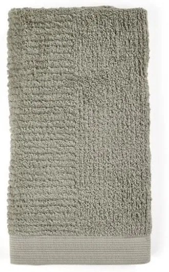 Zielonoszary bawełniany ręcznik 100x50 cm Classic − Zone
