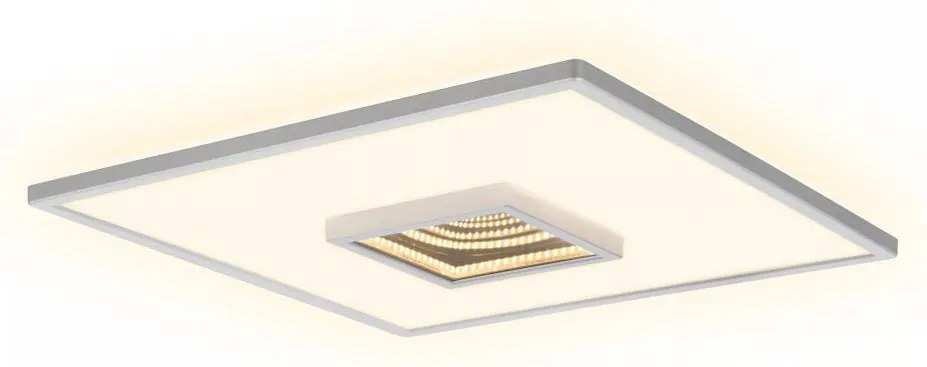 Briloner 3848014 - Lampa sufitowa LED TORO LED/18W/230V 42x42 cm matowy chrom