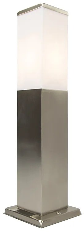 Zewnetrzna Inteligentna lampa zewnętrzna 45 cm stal z Wi-Fi P45 - Malios Nowoczesny Oswietlenie zewnetrzne