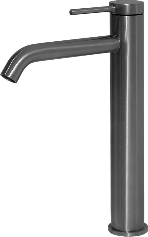 Lollipop bateria umywalkowa wysoki szary metaliczny - Essebagno