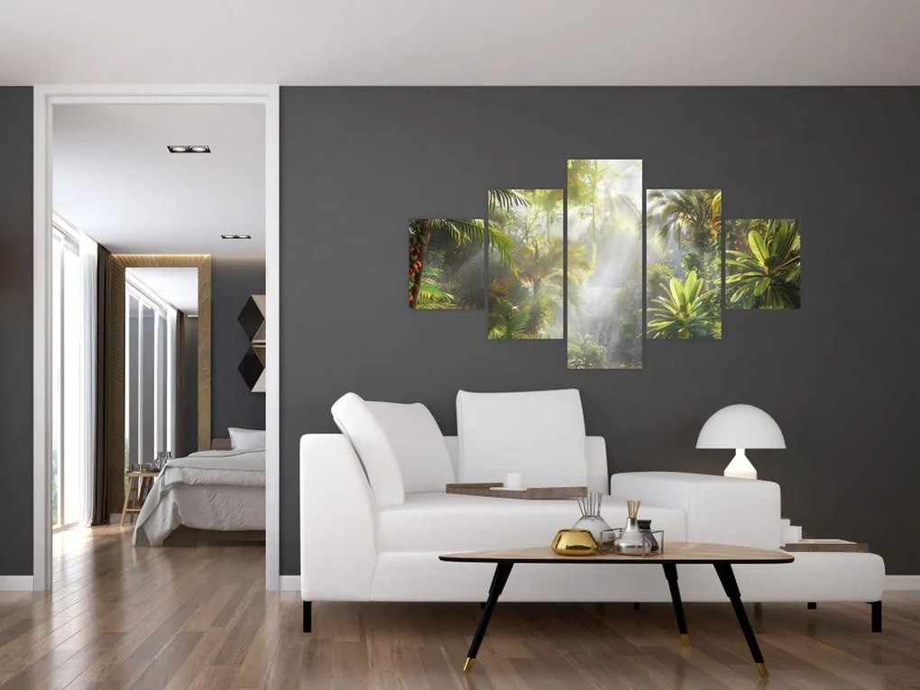 Obraz - Tropikalny las deszczowy (125x70 cm)