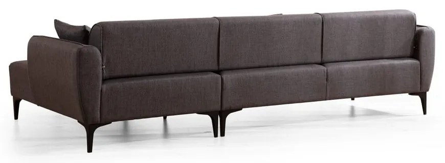 Ciemnoszara sofa narożna Belissimo, narożnik prawy – Balcab Home