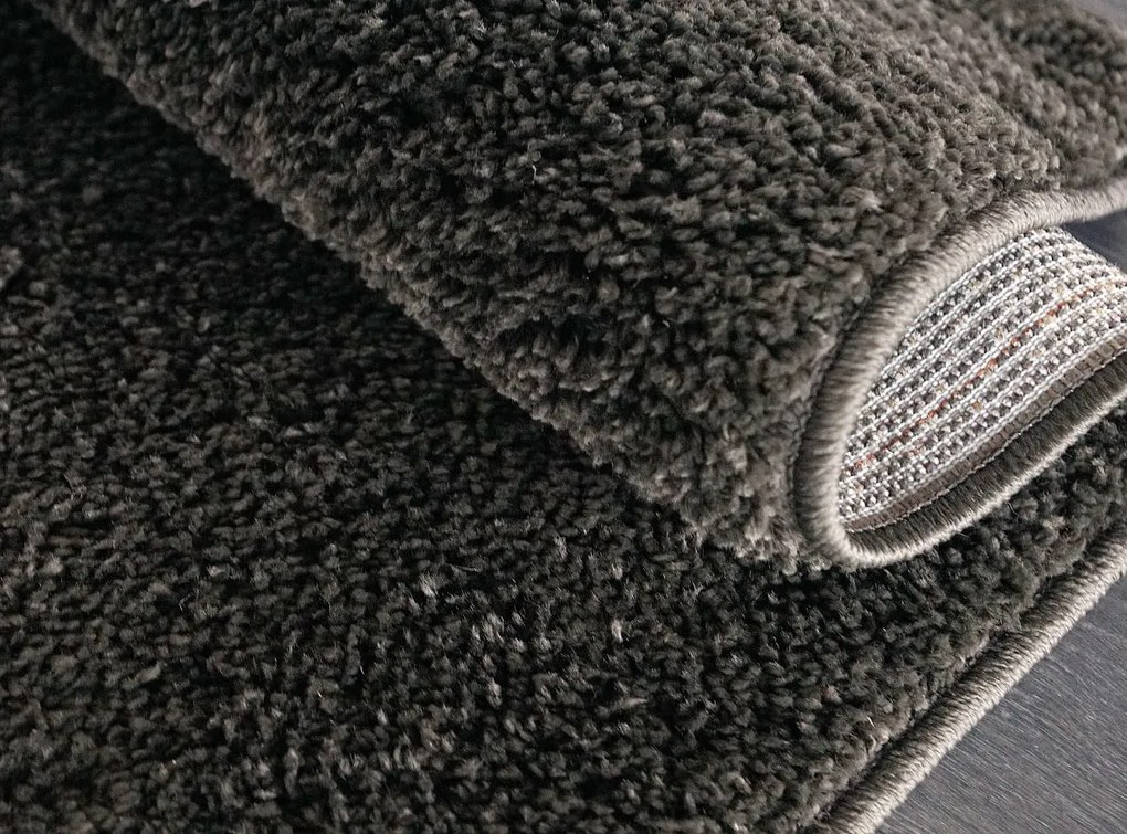 Dywan shaggy Best ciemny brąz 60 cm x 110 cm