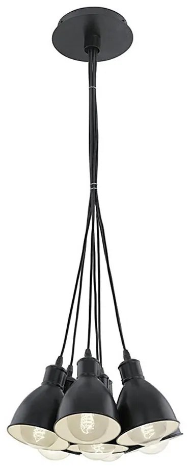 Eglo 49467 - Żyrandol PRIDDY 7xE27/60W/230V