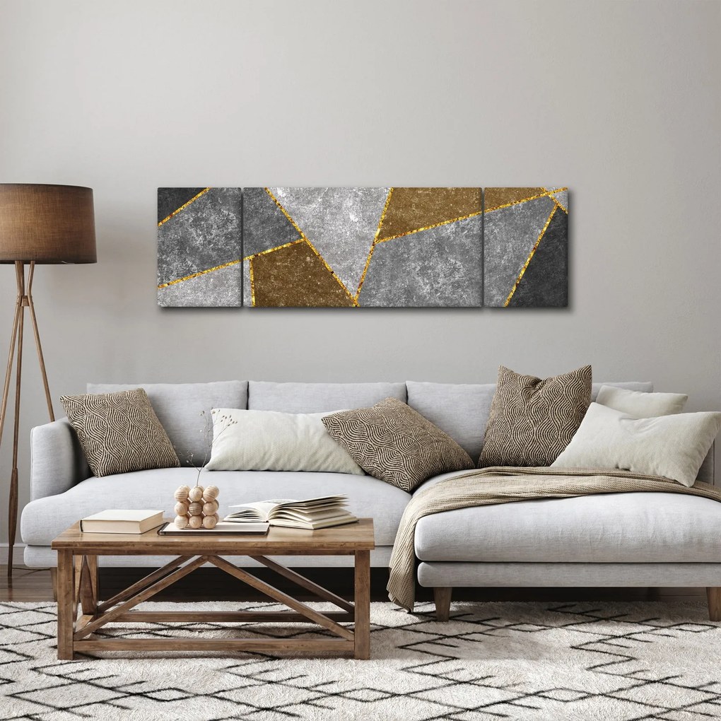 Obraz - Imitacja materiałów (170x50 cm)