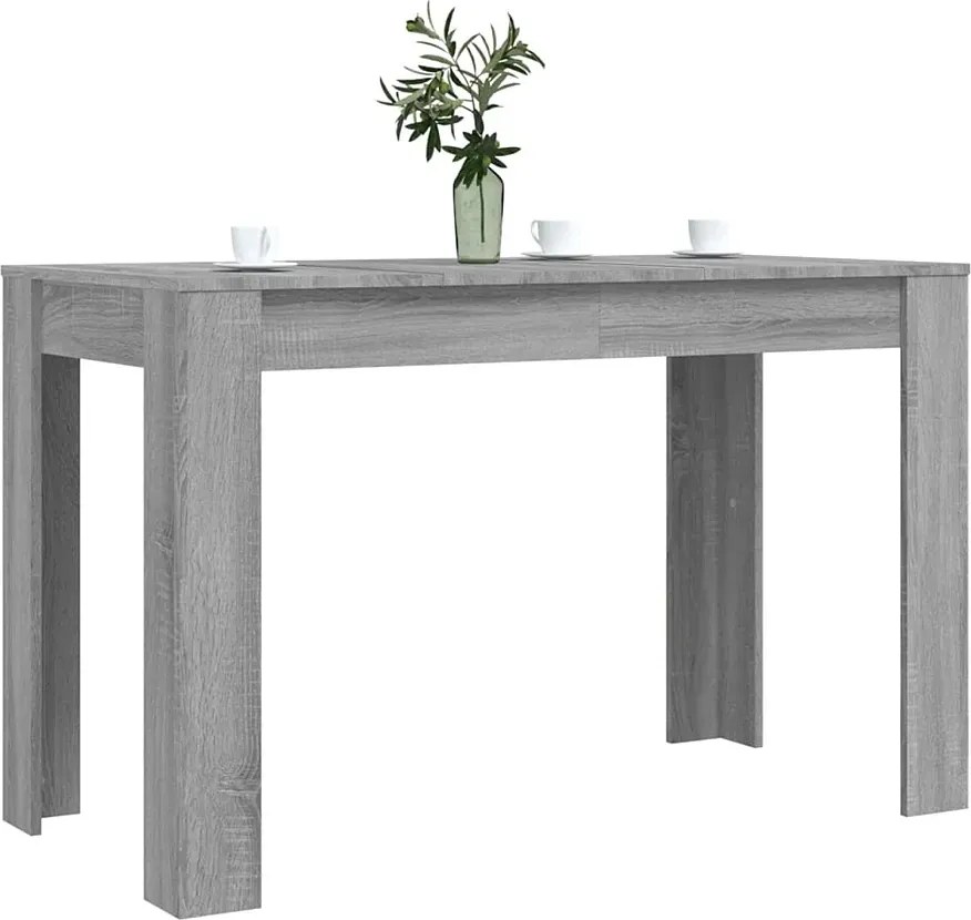 Prostokątny minimalistyczny stół szary dąb B6-S58