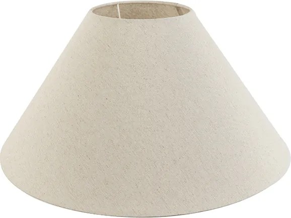 Lampa stołowa rustykalna z beżowym abażurem z lnu 50 cm - Catnip