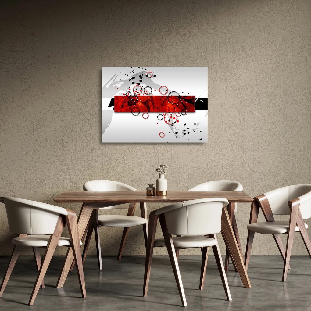 Obraz na szkle abstrakcji (70x50 cm)