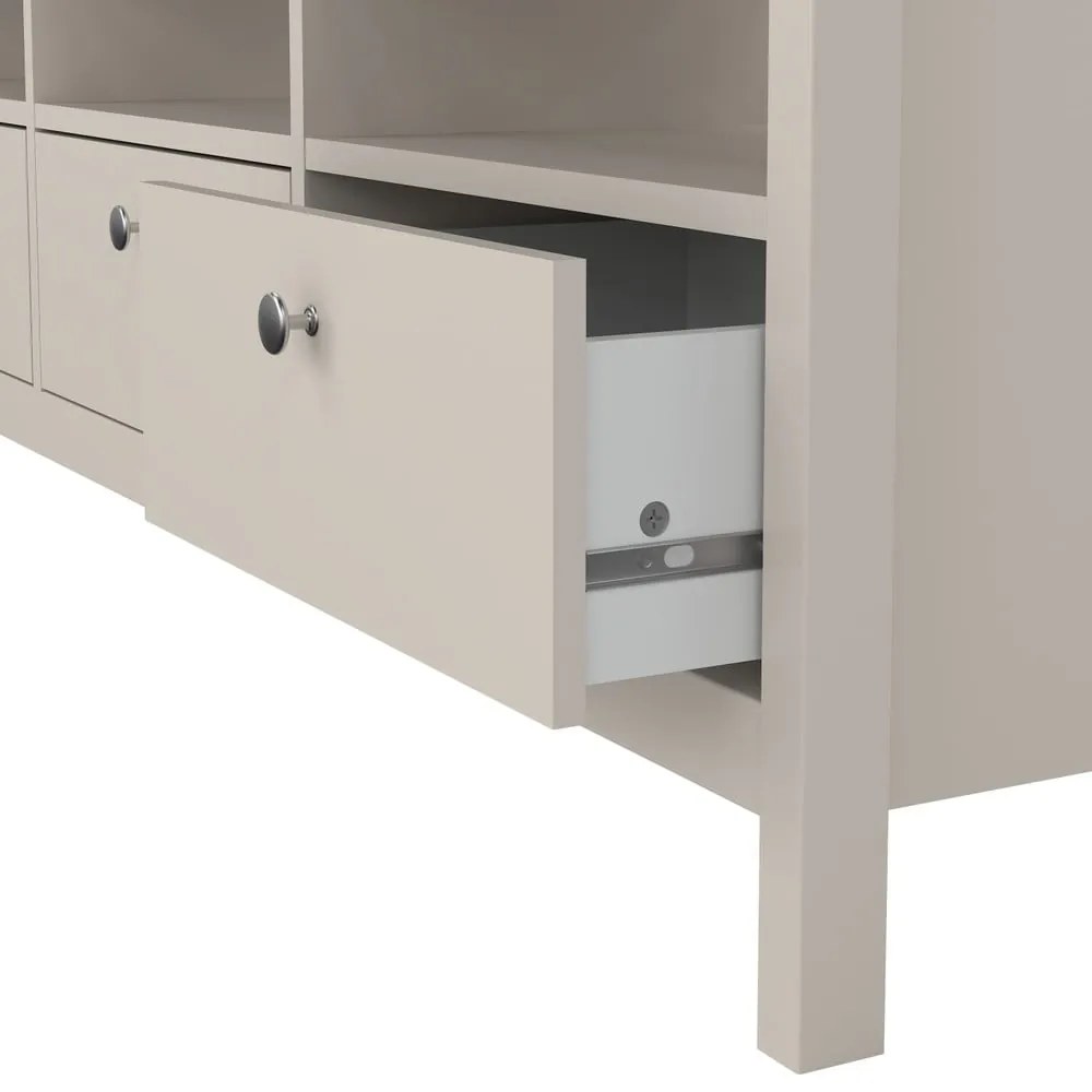 Szarobeżowa szafka pod TV 151x54x38 cm Madrid – Tvilum