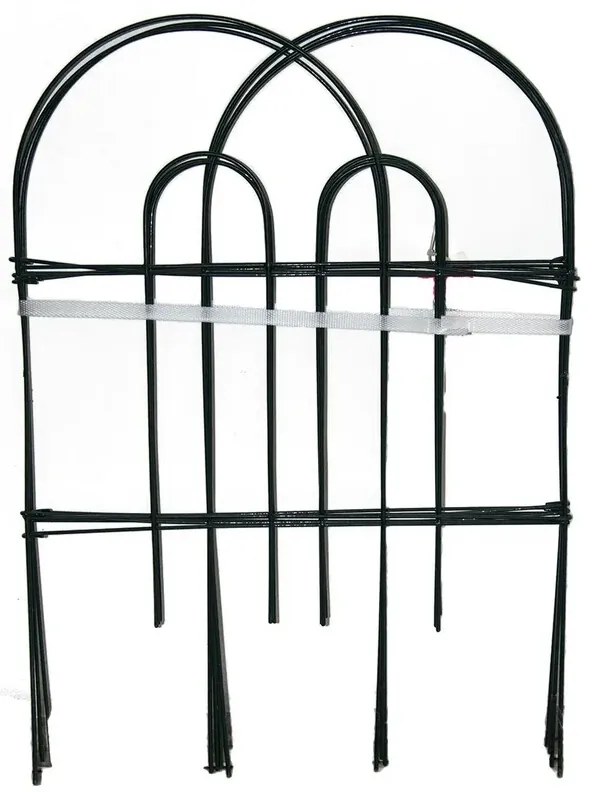 Ogrodzenie ogrodowe 60 cm x 3 m, zielone