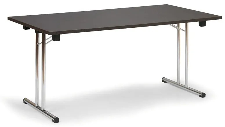 Składany stół konferencyjny FOLD, 1600x800 mm, wenge