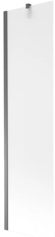 Mexen Next parawan nawannowy 1-skrzydłowy 50 x 150 cm, szron, gun metal - 895-050-000-00-30-95