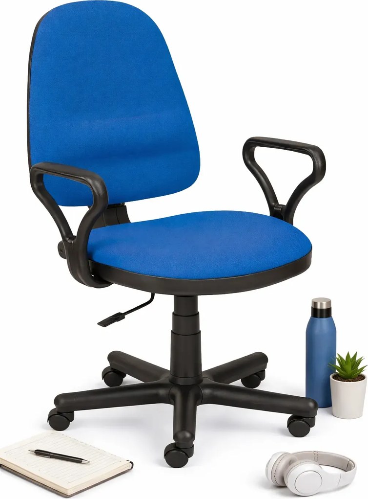 Fotel obrotowy tapicerowany materiałowy P5-A91