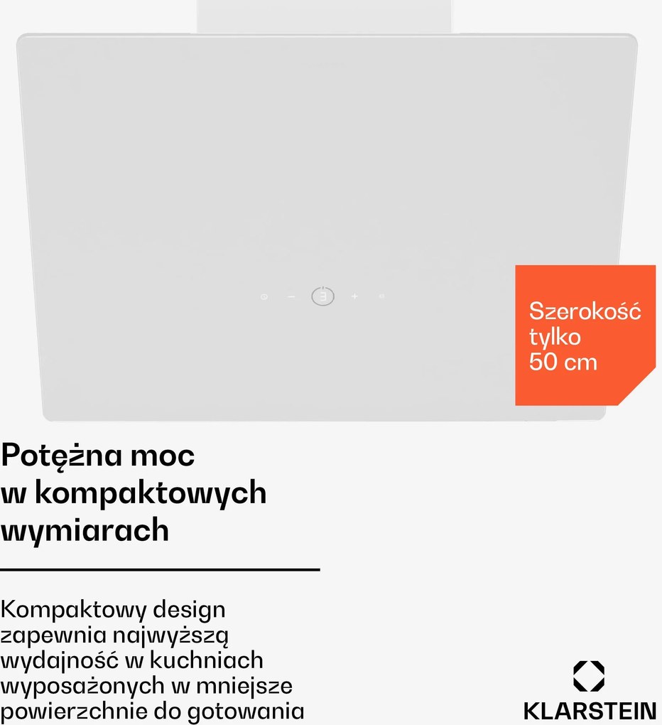 Klarstein MaxAir 50 Okap kuchenny 50 cm