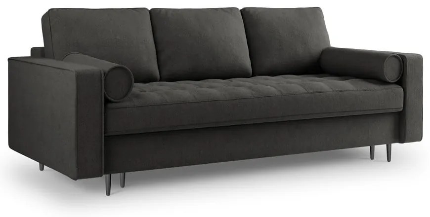 Ciemnoszara rozkładana sofa Milo Casa Santo
