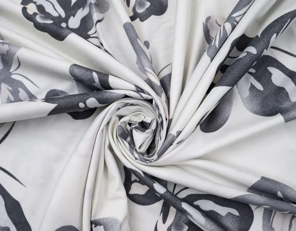 PrzytulneMieszkanie.pl PrzytulneMieszkanie.pl Pościel z mikrofibry BLACK BUTTERFLY kremowa Rozmiar pościeli: 2 szt 70 x 80 cm | 160 x 200 cm