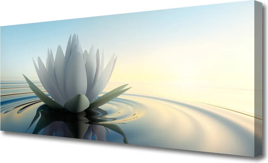 Obraz canvas na ścianę Spokój Lilii Wodnej