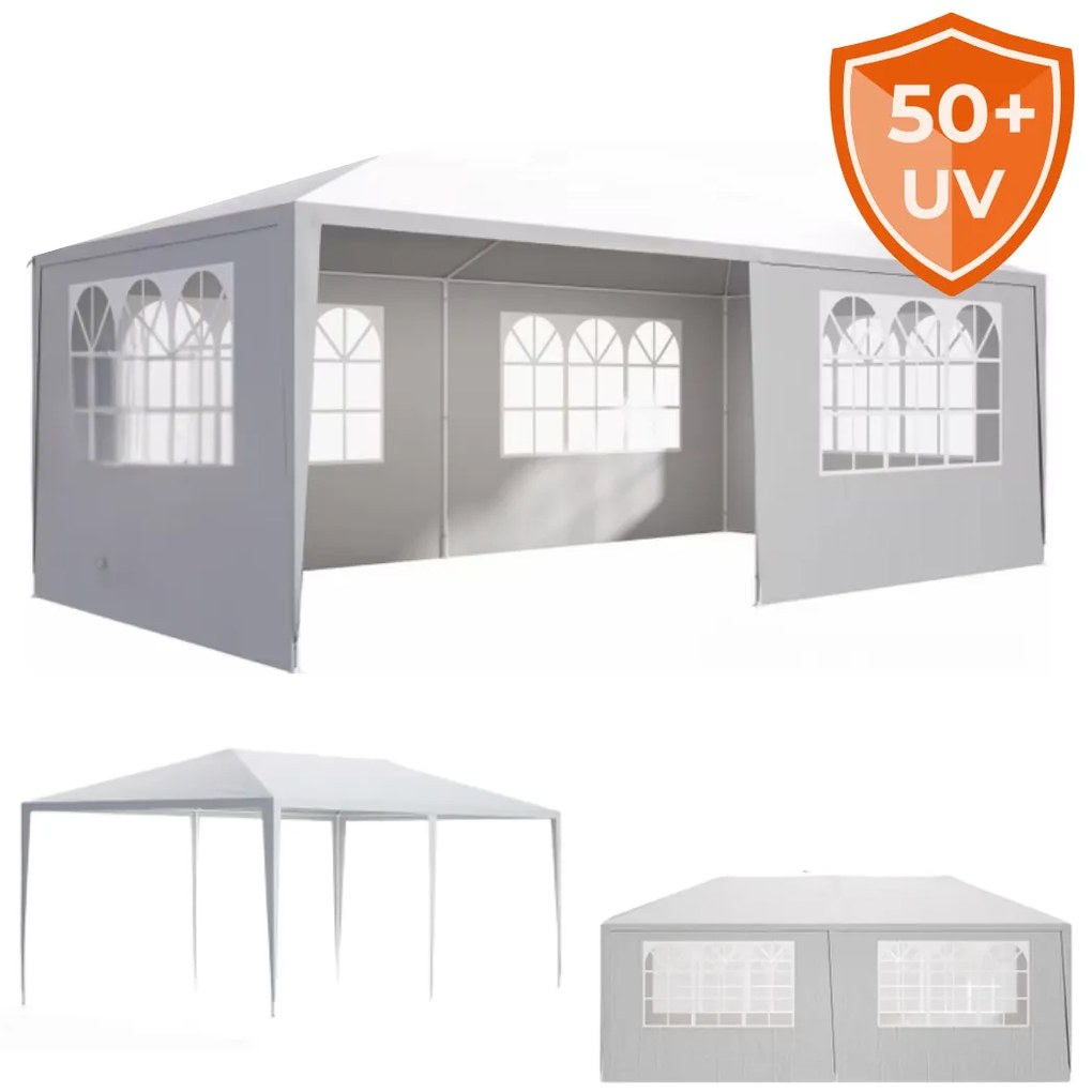 Jurhan Namiot imprezowy NEAPOL, 3x6m, biała